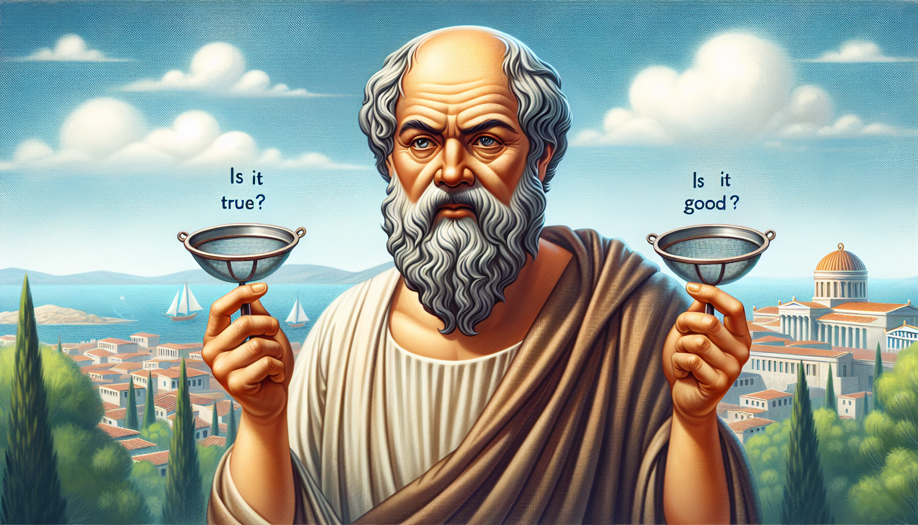 I Tre Setacci di Socrate: Una Metafora per un Mondo Migliore
